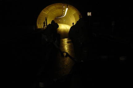 (2002) Alarmübung im Riedbergtunnel in Regen